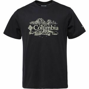 Columbia KETTLE RIVER GRAPHIC TEE Férfi póló, fekete, méret kép