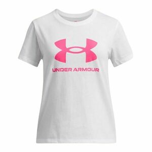 Under Armour BIG LOGO Lány póló, fehér, méret kép