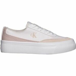Calvin Klein VULC FLATFORM LOW CV MIXMG Női cipő, fehér, méret kép