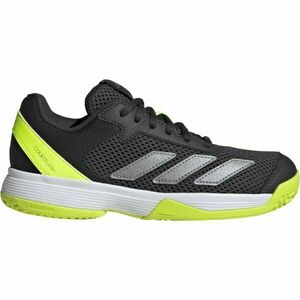 adidas COURTFLASH K Gyerek teniszcipő, fekete, méret 37 1/3 kép
