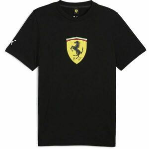 Puma FERRARI RACE COLORED BIG SHIELD TEE Férfi póló, fekete, méret kép
