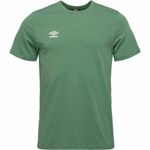 Umbro FW SMALL LOGO TEE Férfi póló, zöld, méret kép