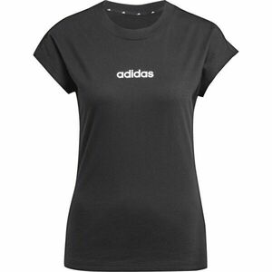 adidas ESSENTIALS LINEAR SINGLE Női póló, fekete, méret kép