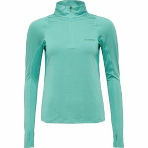 Columbia WEEKEND ASCENT™ HALF ZIP Női funkcionális pulóver, türkiz, méret kép