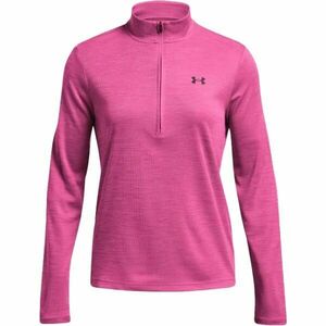 Under Armour TECH TEXTURED 1/2 ZIP Női felső, rózsaszín, méret kép