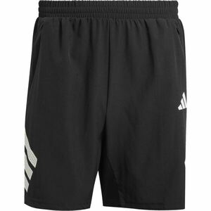 adidas ICON 3-STRIPES SHORT Férfi fitnesz rövidnadrág, fekete, méret kép