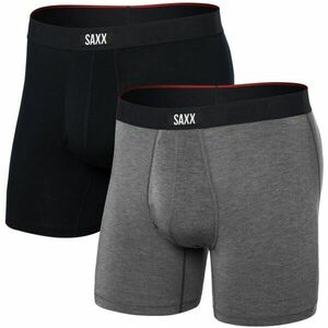 SAXX VIBE EXTRA SUPER SOFT 2PK Férfi boxeralsó, szürke, méret kép