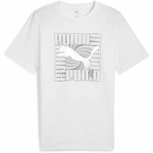 Puma GRAPHIC FOIL TEE Férfi póló, szürke, méret kép