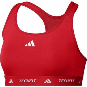 adidas TECHFIT MEDIUM-SUPPORT BRA Női melltartó, piros, méret kép