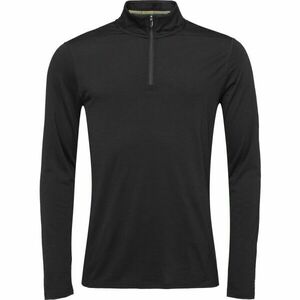 Smartwool CLASSIC A-S MERINO BL 1/4 ZIP Férfi aláöltözet, fekete, méret kép