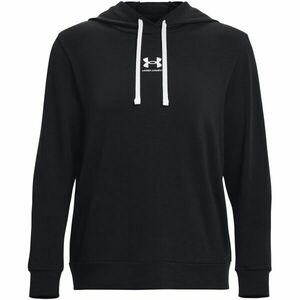 Under Armour RIVAL TERRY HOODIE Női pulóver, fekete, méret kép