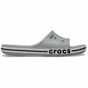 Crocs BAYABAND SLIDE Uniszex papucs, szürke, méret 37/38 kép
