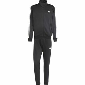 adidas SPORTSWEAR BASIC 3-STRIPES FLEECE Férfi melegítő szett, fekete, méret kép