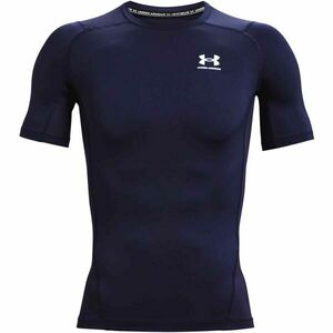 Under Armour HG ARMOUR COMP SS Férfi póló, sötétkék, méret kép