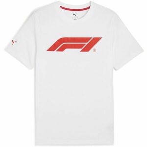 Puma F1 ESSENTIALS LOGO TEE Férfi póló, fehér, méret kép