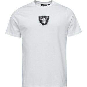 New Era LAS VEGAS RAIDERS NFL LOGO Férfi póló, fehér, méret kép