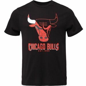 New Era CHICAGO BULLS NBA LOGO Férfi póló, fekete, méret kép