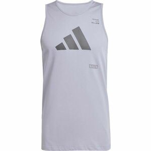 adidas TANK TOP Férfi ujjatlan póló, szürke, méret XXL kép