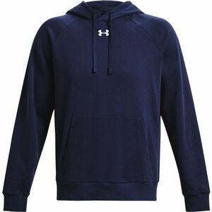 Under Armour RIVAL FLEECE HOODIE Férfi pulóver, sötétkék, méret XXXL kép