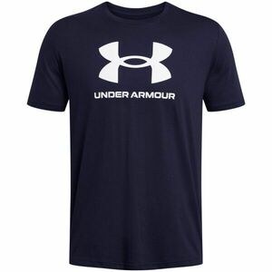 Under Armour SPORTSTYLE Férfi póló, sötétkék, méret kép