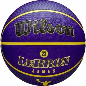 Wilson NBA PLAYER ICON OUTDOOR LEBRON JAMES Kosárlabda labda, lila, méret kép