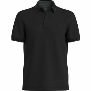 s.Oliver RL POLO NOOS Férfi galléros póló, fekete, méret kép