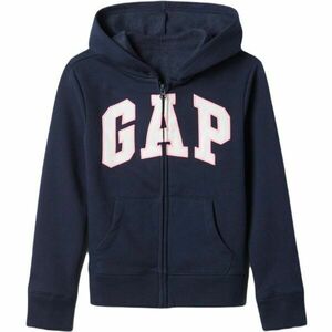 GAP LOGO FZ Lány cipzáras felső, sötétkék, méret kép