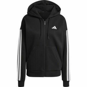 adidas ESSENTIALS 3-STRIPES HOODIE Női pulóver, fekete, méret kép