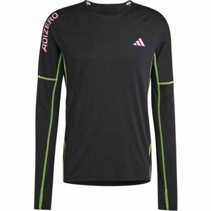 adidas ADIZERO LONG SLEEVE TEE Férfi póló futáshoz, fekete, méret kép