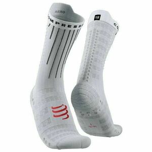 Compressport AERO SOCKS Kerékpáros zokni, szürke, méret kép
