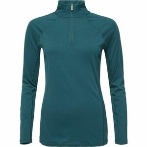 Smartwool CLASSIC A-S MERINO BL 1/4 ZIP Női thermo felső, sötétzöld, méret kép