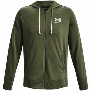 Under Armour RIVAL TERRY LC FZ Férfi pulóver, khaki, méret kép