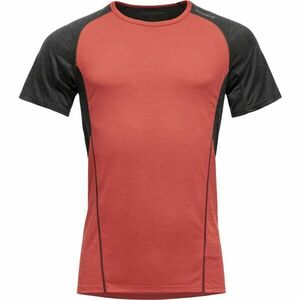 Devold RUNNING MERINO 130 SHIRT MAN Férfi póló, piros, méret kép