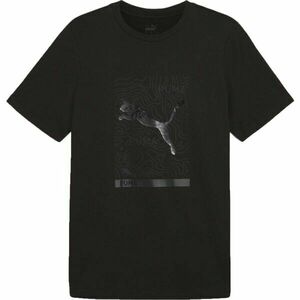 Puma OPEN ROAD GRAPHIC TEE Férfi póló, fekete, méret kép