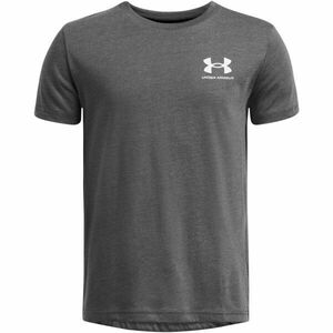 Under Armour SPORTSTYLE LEFT CHEST SS Rövidujjú fiú póló, sötétszürke, méret kép