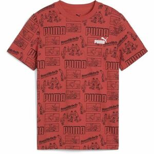Puma MID90S AOP TEE B Fiú póló, piros, méret kép