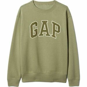 GAP V-GAP HERITAGE CREW Női pulóver, khaki, méret kép