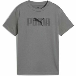 Puma ESSENTIALS LOGO LAB TEE B Fiú póló, szürke, méret kép