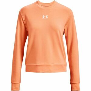 Under Armour RIVAL TERRY CREW Női pulóver, narancssárga, méret kép