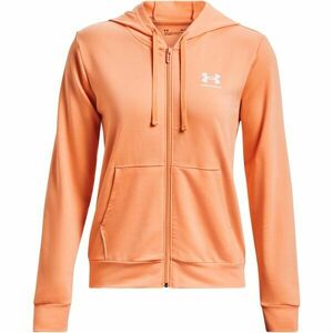 Under Armour RIVAL TERRY FZ HOODIE Női pulóver, narancssárga, méret kép