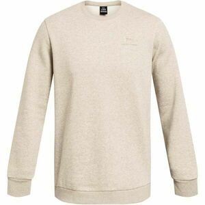 Under Armour ESSENTIAL FLEECE CREW Férfi pulóver, bézs, méret kép