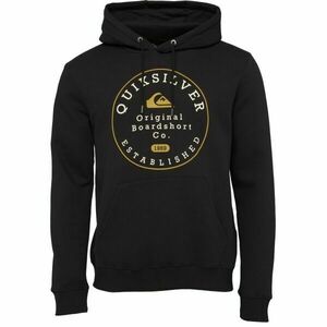 Quiksilver CIRCLE TRIM HOOD Férfi pulóver, fekete, méret kép