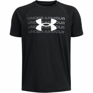 Under Armour TECH LOGO Fiú póló, fekete, méret kép