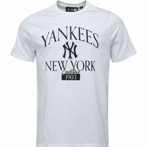 New Era NEW YORK YANKESS MLB ARCH WOODMARK Férfi póló, fehér, méret kép