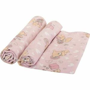 BOMIMI TETRA Premium 2db Baba textil törülköző, rózsaszín, méret kép