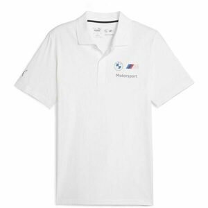 Puma BMW M MOTORSPORT ESS Férfi galléros póló, fehér, méret kép