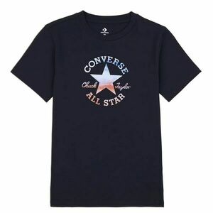 Converse STANDARD FIT CENTER STAR CHEV Uniszex póló, fekete, méret kép