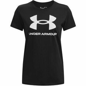 Under Armour LIVE SPORTSTYLE GRAPHIC SS Női póló, fekete, méret kép