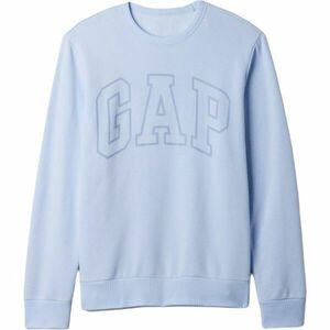 GAP CREWNECK LOGO Férfi pulóver, világoskék, méret kép