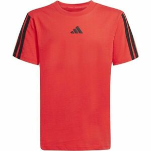 adidas JERSEY ESSENTIALS LOGO KIDS Gyerek edzőpóló, piros, méret kép